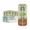 Starbucks RTD Energy Drink, Doubleshot Energy Drink, Coffee, Guarana, Vitamin B, Ginseng, 15 oz Cans (12 Pack)