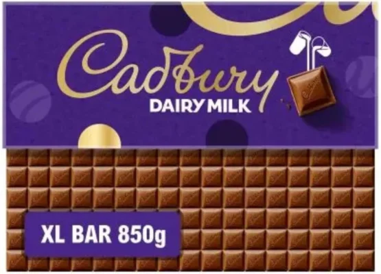 Clearance sale, limited quantities, only £2.19：Cadbury Dairy Milk Chocolate Gift Bar, The Classic Creamy Taste, Perfect for Sharing or Gifting, Extra-Large, 850 g (Pack of 1)